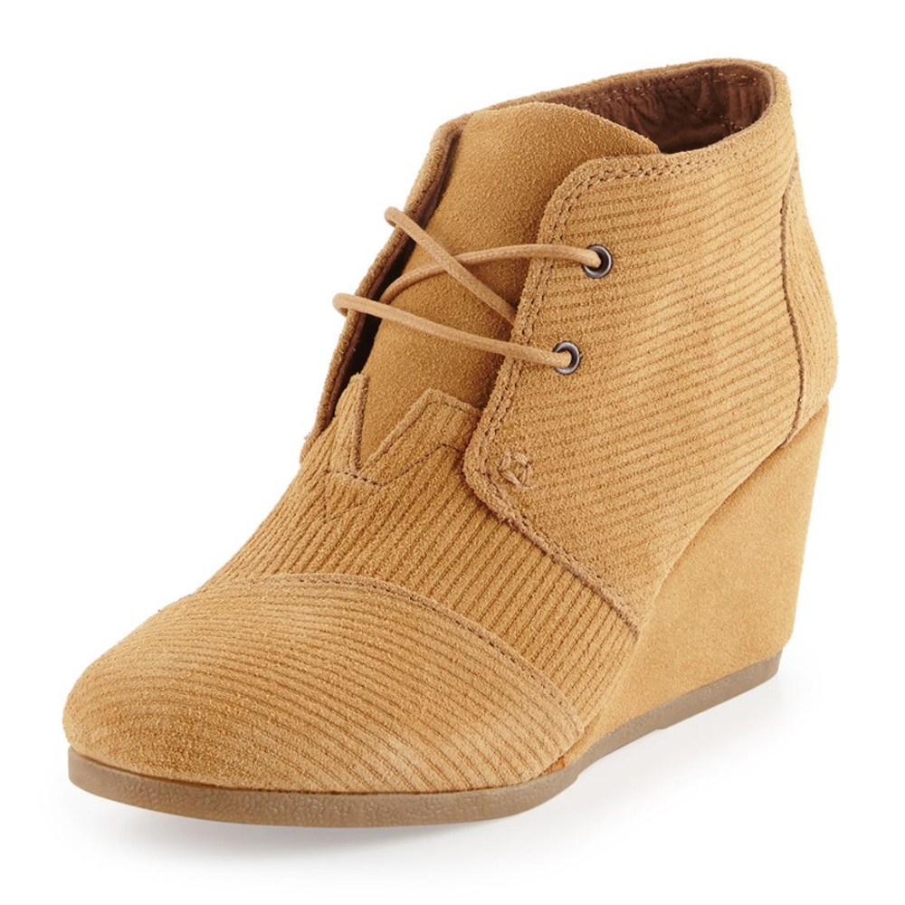 Toms desert wedge corduroy